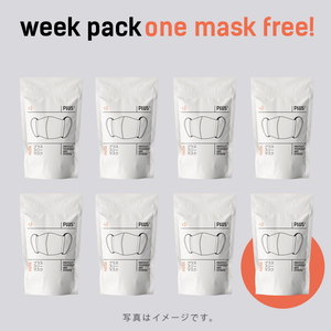 PLUS3MASK - プラススリーマスク 1 WEEK キャンペーン（マスク1枚プレゼント！）